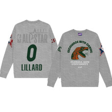 Damian Lillard Florida A&M University Pupil Pullover Sweater 2021 NBA All-Star Game x HBCU Collection Gray