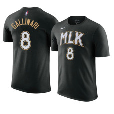 Atlanta Hawks Danilo Gallinari 2021 MLK Day City Edition T-Shirt Black