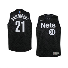 Youth Brooklyn Nets Iman Shumpert 2021 Earned Edition Swingman Black Jersey