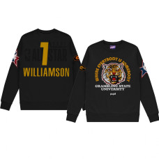 Zion Williamson Grambling University Pupil Pullover Sweater 2021 NBA All-Star Game x HBCU Collection Black