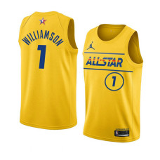 New Orleans Pelicans Zion Williamson 2021 Western Conference NBA All-Star Game Jersey Yellow