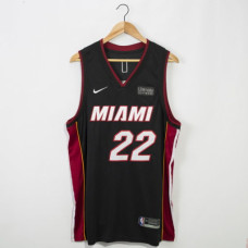 Jimmy Butler #22 Miami Heat Icon Black Swingman Jersey With 2023 NBA finals patch  
