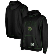 Men's Boston Celtics Black 2023/24 City Edition Satin Stitch Elite Pack New Era Pullover Hoodie