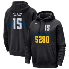 Men's Denver Nuggets Nikola Jokic Black 2023/24 City Edition Nike Pullover Hoodie