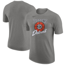 Men's Detroit Pistons Charcoal 2023/24 City Edition Essential Warmup Nike T-Shirt