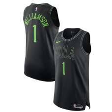 Men's New Orleans Pelicans Zion Williamson Black Authentic 2023/24 City Edition Nike Jersey