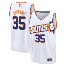 Men's Phoenix Suns Kevin Durant White 2023/24 Fast Break Replica Fanatics Branded Jersey - Association Edition
