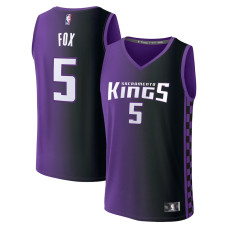 Men's Sacramento Kings De'Aaron Fox Purple 2023/24 Fast Break Replica Fanatics Branded Jersey - Statement Edition