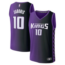 Men's Sacramento Kings Domantas Sabonis Purple 2023/24 Fast Break Replica Fanatics Branded Jersey - Statement Edition