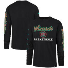 Men's Washington Wizards '47 Black 2023/24 City Edition Triplet Franklin Long Sleeve T-Shirt