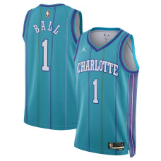 Men's Charlotte Hornets LaMelo Ball Jordan Brand Teal 2023/24 Swingman Replica Jersey - Classic Edition