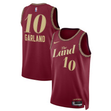 Women's Cleveland Cavaliers Darius Garland Wine Swingman 2023/24 City Edition Nike Jersey