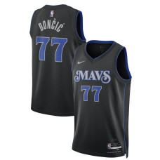 Women's Dallas Mavericks Luka Dončić Black Swingman 2023/24 City Edition Nike Jersey