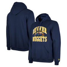 Men's Denver Nuggets  Navy 2023/24 Season Tip-Off Edition New Era Pullover Hoodie