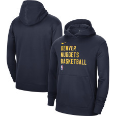 Men's Denver Nuggets Navy 2023/24 Performance Spotlight On-Court Practice Nike Pullover Hoodie