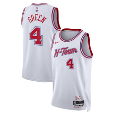 Women's Houston Rockets Jalen Green White Swingman 2023/24 City Edition Nike Jersey