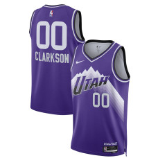 Men's Utah Jazz Jordan Clarkson Purple Swingman 2023/24 City Edition Nike Jersey