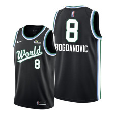 Bogdan Bogdanovic Sacramento Kings #8 Black 2019 Rising Star Team USA Jersey