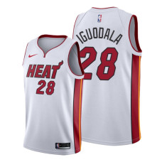 Andre Iguodala Miami Heat #28 Association White Jersey With 2023 NBA finals patch  