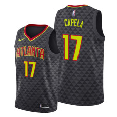 Clint Capela Atlanta Hawks #17 2019-20 Icon Black Jersey