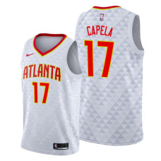Clint Capela Atlanta Hawks #17 2019-20 Association White Jersey