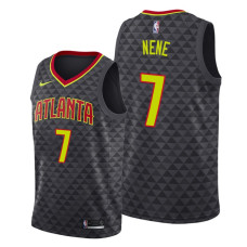 Nene Atlanta Hawks #7 2019-20 Icon Black Jersey