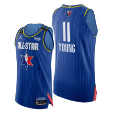 Atlanta Hawks #11 Trae Young Blue 2020 NBA All-Star Game Authentic Jersey