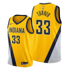 Myles Turner Indiana Pacers #33 2019-20 Statement Edition Jersey