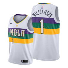 2019 Draft New Orleans Pelicans Zion Williamson 2019-20 City Jersey