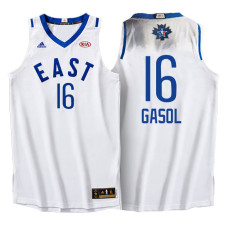 2016 All-Star Eastern Bulls #16 Pau Gasol White Jersey