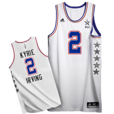 Kyrie Irving 2015 NBA NYC All-Star Eastern Conference #2 White Jersey