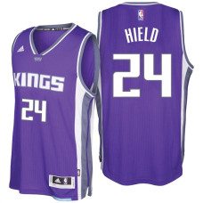 2016-17 Season Buddy Hield Sacramento Kings #24 New Swingman Road Purple Jersey
