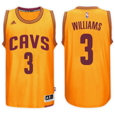 2016-17 Season Derrick Williams Cleveland Cavaliers #3 New Swingman Alternate Gold Jersey