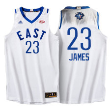 2016 NBA Toronto All-Star Eastern Conference #23 Lebron James White Jersey