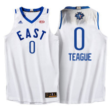 NBA 2016 Toronto All Star Eastern Conference Hawks #0 Jeff Teague White Jersey