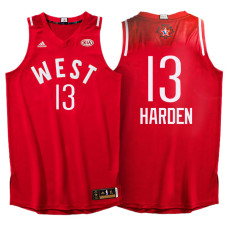 NBA 2016 Toronto All Star Western Conference Rockets #13 James Harden Red Jersey