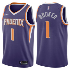 2017-18 Season Devin Booker Phoenix Suns #1 Icon Purple Jersey
