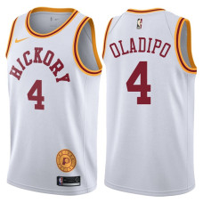 2017-18 Victor Oladipo Indiana Pacers #4 White Hardwood Classic Edition Swingman Jersey