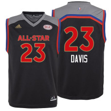 Youth 2017 All-Star Pelicans Anthony Davis #23 Western Conference Charcoal Jersey