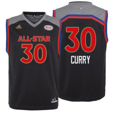 Youth 2017 All-Star Warriors Stephen Curry #30 Western Conference Charcoal Jersey