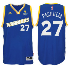 Zaza Pachulia Golden State Warriors #27 NBA 2017 Finals Champions Patched Crossover New Swingman Jersey