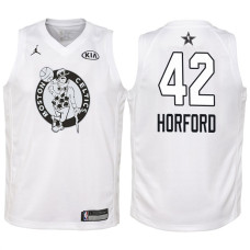 Youth 2018 All-Star Celtics Al Horford #42 White Jersey