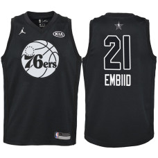 Youth 2018 All-Star 76ers Joel Embiid #21 Black Jersey