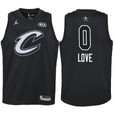 Youth 2018 All-Star Cavaliers Kevin Love #0 Black Jersey