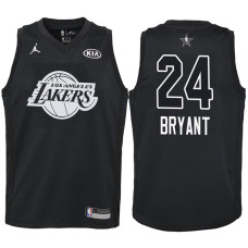 Youth 2018 All-Star Lakers Kobe Bryant #24 Black Jersey