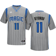Bismack Biyombo Orlando Magic #11 Gray Pride Short Sleeved Swingman Jersey