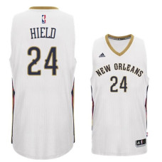 Buddy Hield New Orleans Pelicans #24 2016 NBA Draft Home White Jersey