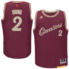 NBA 2015-16 Season Cleveland Cavaliers #2 Kyrie Irving Christmas Day Red Jersey