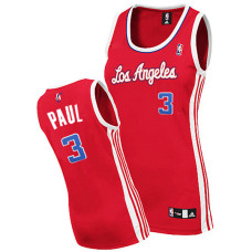 Women's Chris Paul Los Angeles Clippers #3 Swingman Red Jersey