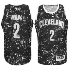 Cleveland Cavaliers #2 Kyrie Irving City Lights Black Swingman Jersey
